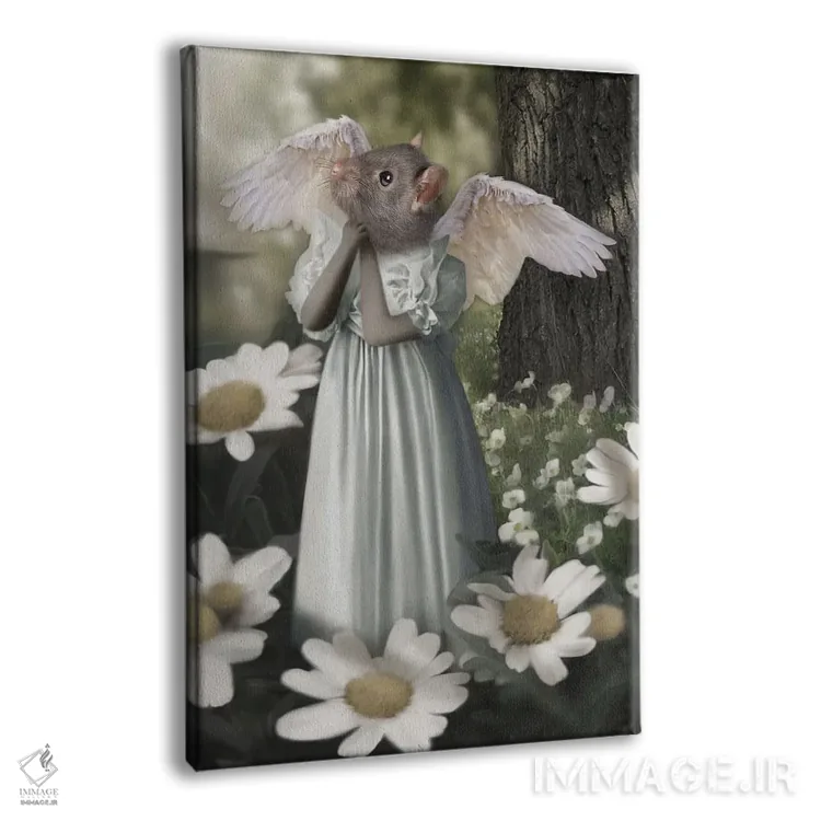 تابلو فرشته موش اثر انیمال فَنسی - نمای پرسپکتیو محصول
