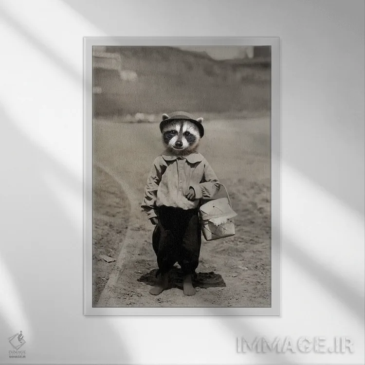 تابلو زوری اثر انیمال فَنسی - نمای قابدار سفید