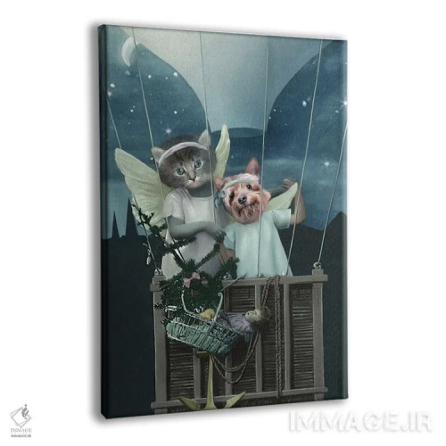 تابلو دیدار فرشتگان اثر انیمال فَنسی - نمای پرسپکتیو محصول