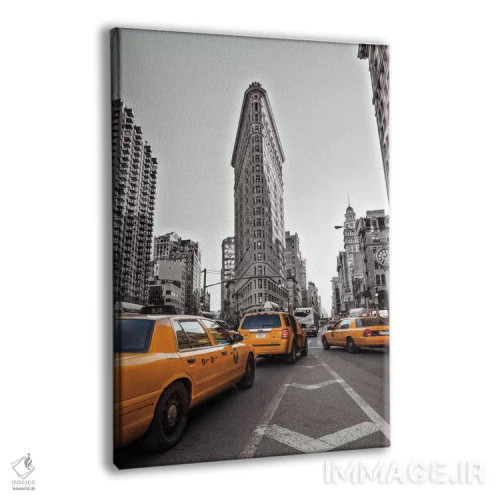 تابلو تاکسیهای نیویورک اثر آصاف فرانک - نمای پرسپکتیو محصول