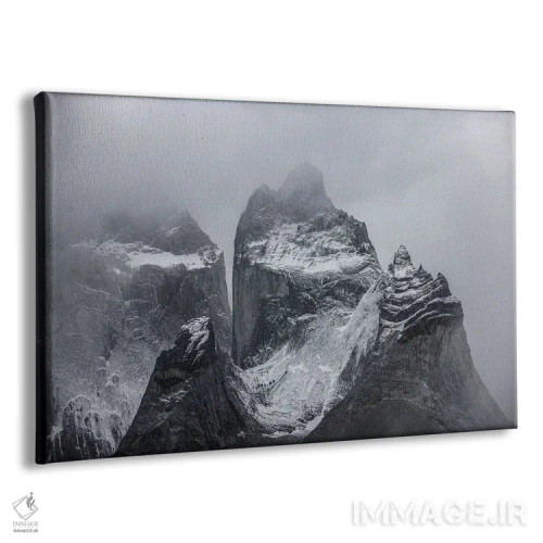 تابلو قلههای کلاسیک کوهستان پاتاگونیا اثر الکس جی پرز - نمای پرسپکتیو محصول