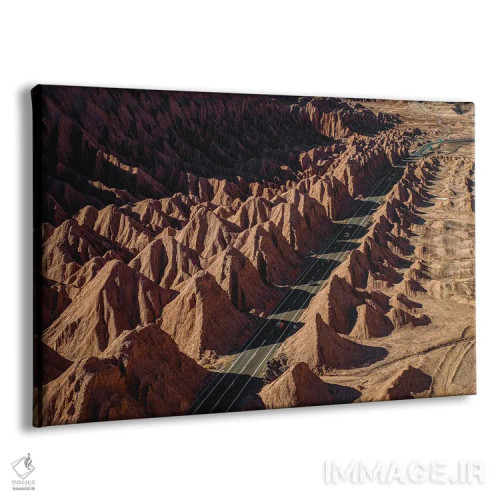 تابلو جاده اصلی صحرای آتاکاما اثر الکس جی پرز - نمای پرسپکتیو محصول