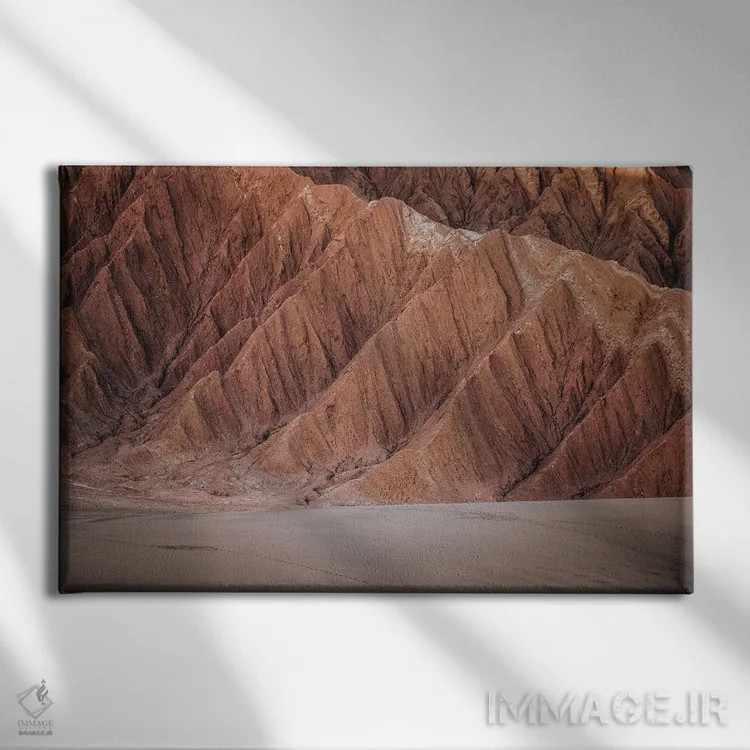 تابلو صخره صحرای آتاکاما اثر الکس جی پرز - نمای روبهرو روی دیوار