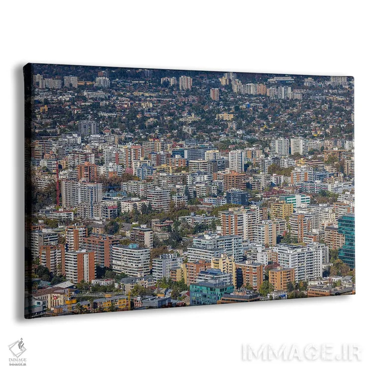 تابلو نمای آسماننمای آپارتمانهای سانتیاگو اثر الکس جی پرز - نمای پرسپکتیو محصول