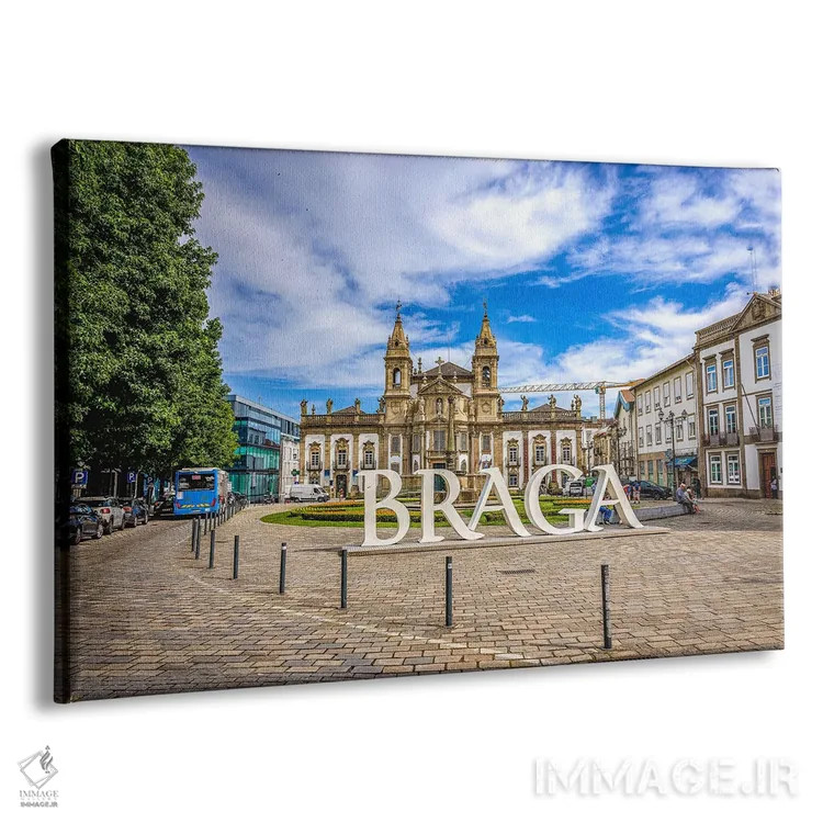 تابلو مرکز شهر براگا II اثر الکس جی پرز - نمای پرسپکتیو محصول