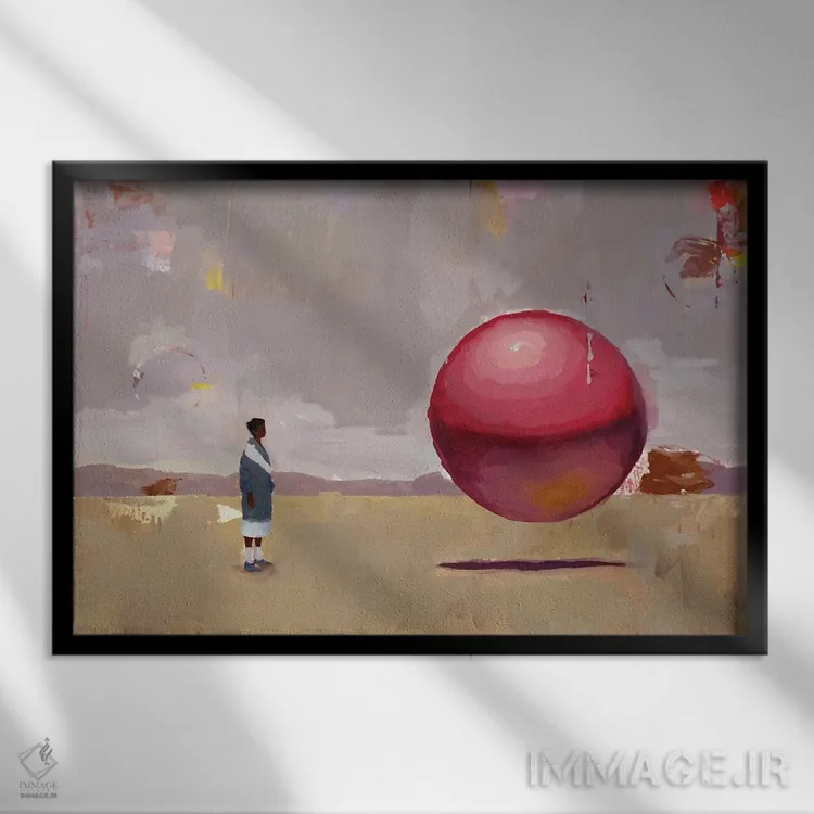 تابلو پناهگاه عقل اثر الکساندر گراهوفسکی - نمای قابدار مشکی