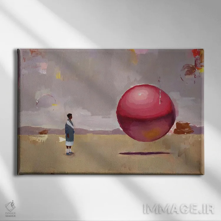 تابلو پناهگاه عقل اثر الکساندر گراهوفسکی - نمای روبهرو روی دیوار