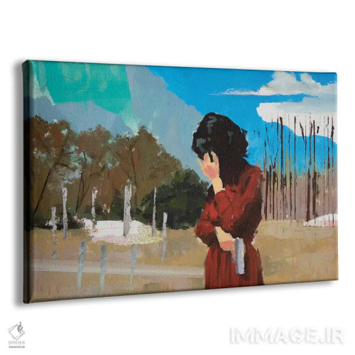 تابلو کاش یک قلب چوبی داشتم اثر الکساندر گراهوفسکی - نمای پرسپکتیو محصول