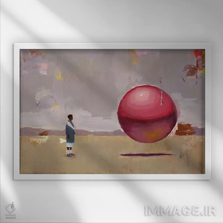 تابلو پناهگاه عقل اثر الکساندر گراهوفسکی - نمای قابدار سفید