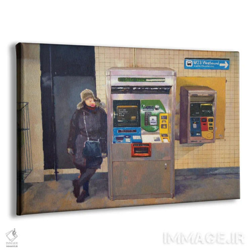 تابلو خط M23 نیویورک به سمت غرب (اتوبوس شهری) اثر الکساندر گراهوفسکی - نمای پرسپکتیو محصول