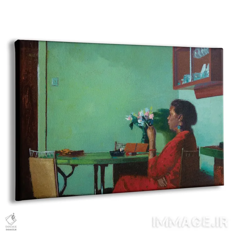 تابلو برگهای پاییزی اثر الکساندر گراهوفسکی - نمای پرسپکتیو محصول