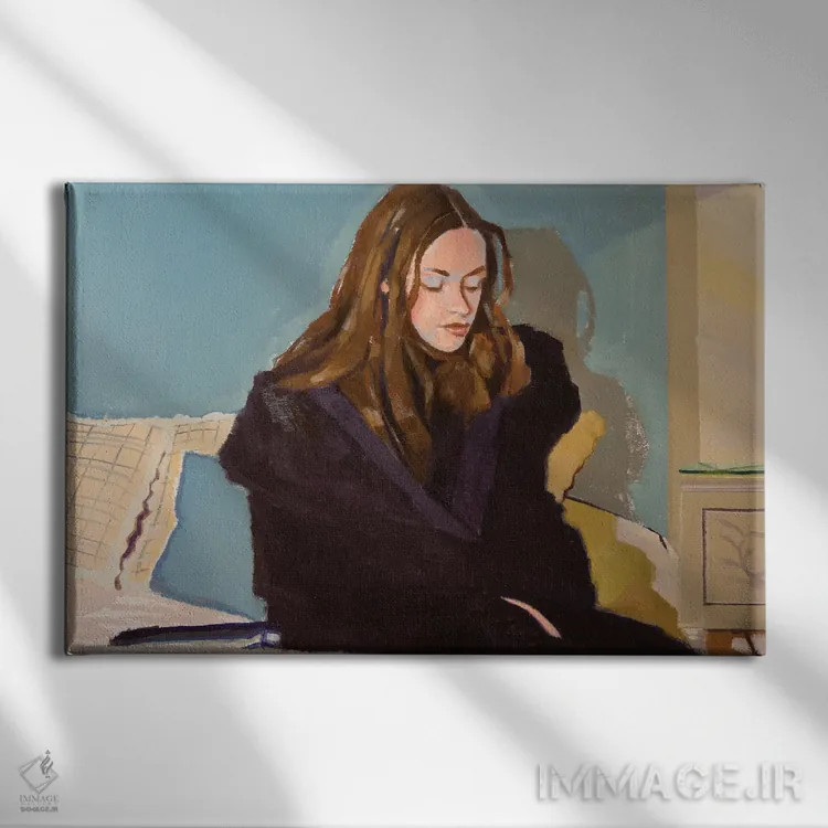 تابلو سیگارهایم را فراموش کردم اثر الکساندر گراهوفسکی - نمای روبهرو روی دیوار