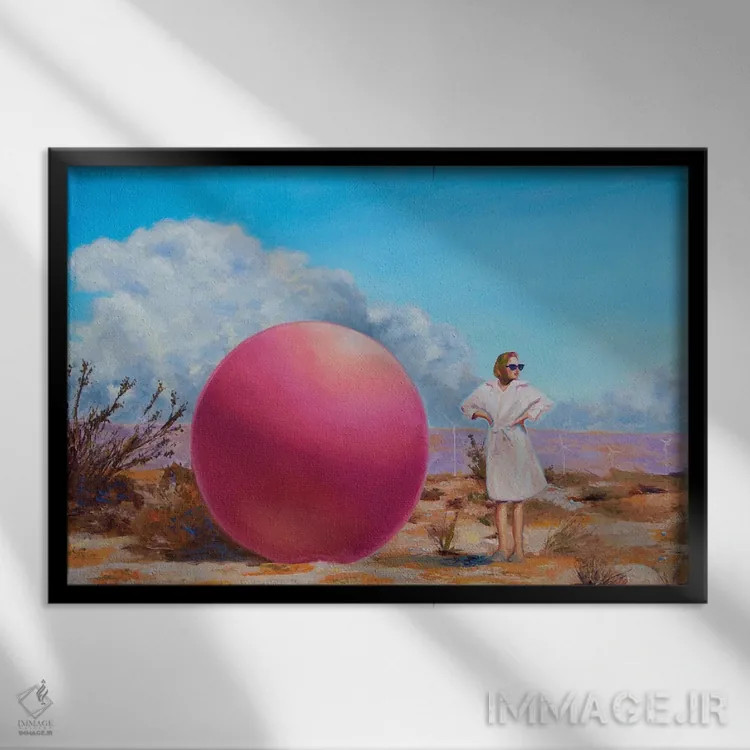 تابلو همه چیز خوب است اثر الکساندر گراهوفسکی - نمای قابدار مشکی