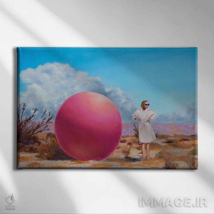 تابلو همه چیز خوب است اثر الکساندر گراهوفسکی - نمای روبهرو روی دیوار