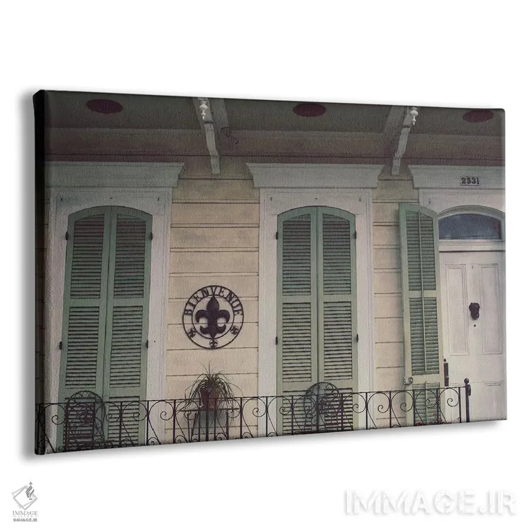 تابلو خوشآمدید (فرانسوی) اثر آن هادک - نمای پرسپکتیو محصول