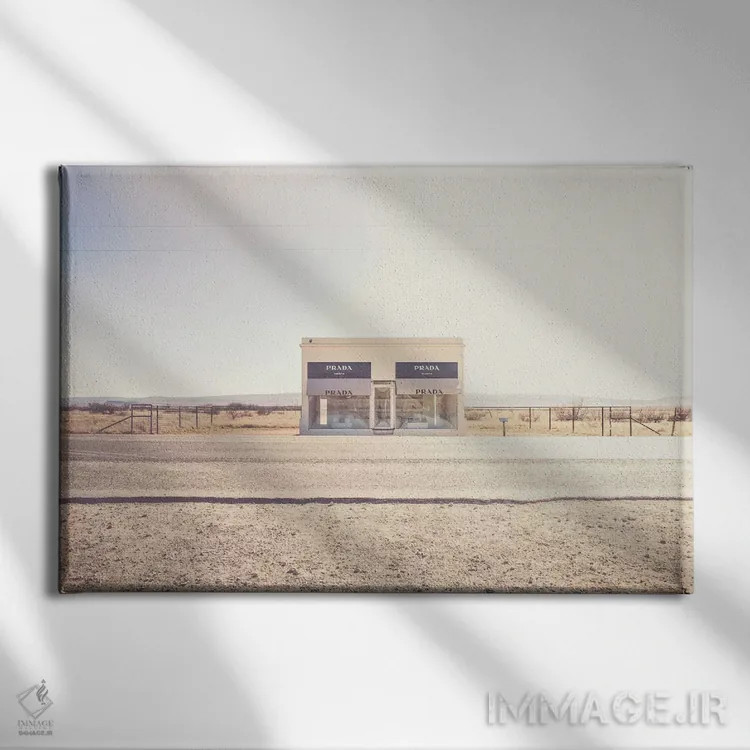 تابلو پرادا مارفا ۲ (اثر هنری / فروشگاه نماباور) اثر آن هادک - نمای روبهرو روی دیوار