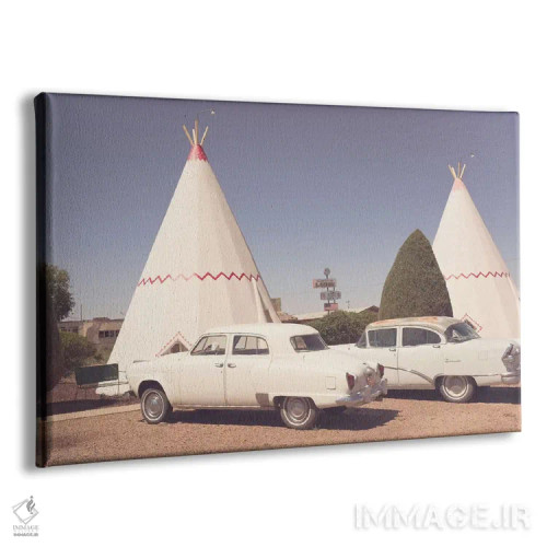 تابلو جاده ۶۶ (جاده معروف آمریکا) اثر آن هادک - نمای پرسپکتیو محصول