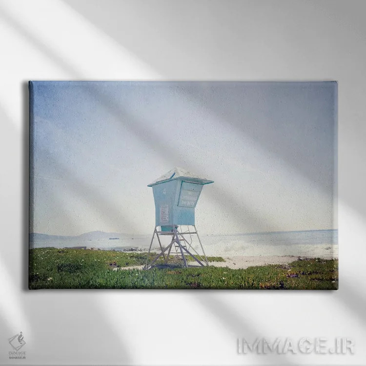 تابلو سانتا باربارا (شهر ساحلی آمریکا) اثر آن هادک - نمای روبهرو روی دیوار