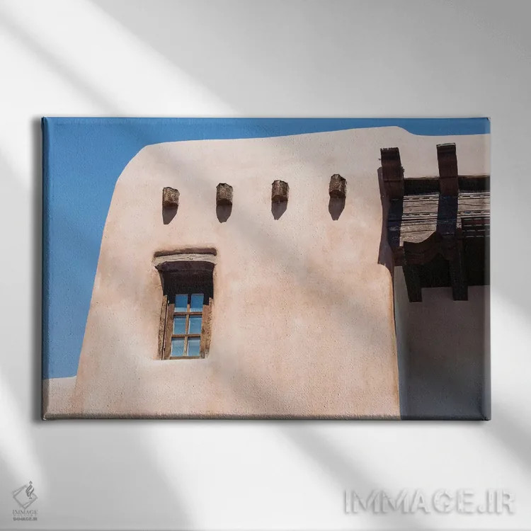 تابلو سانتا فه (شهر در نیومکزیکو آمریکا) اثر آن هادک - نمای روبهرو روی دیوار