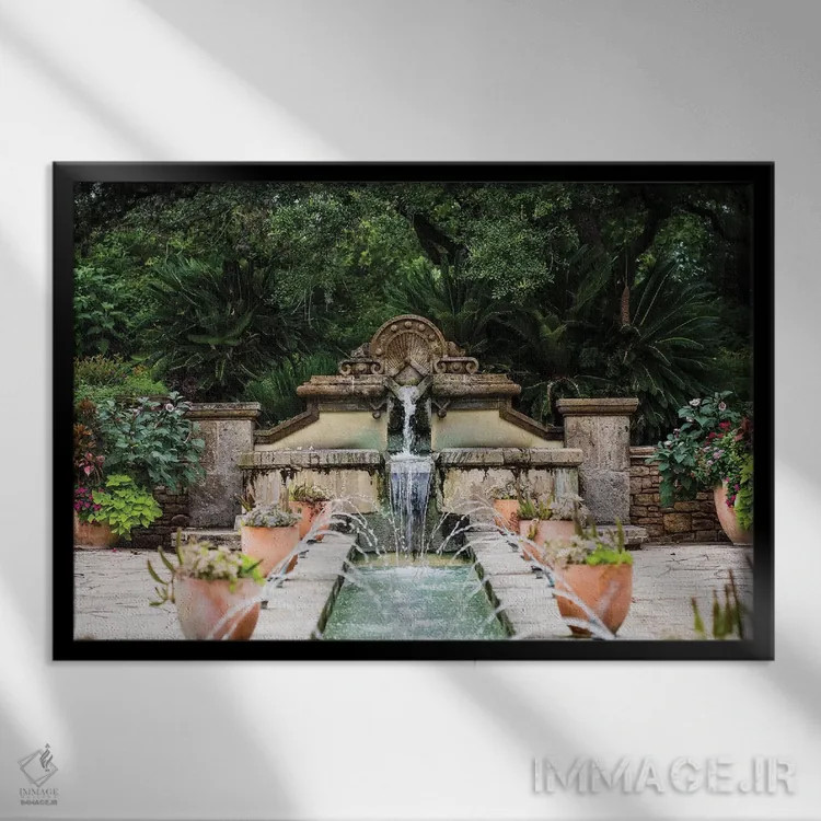 تابلو عناصر سن آنتونیو اثر آن هادک - نمای قابدار مشکی