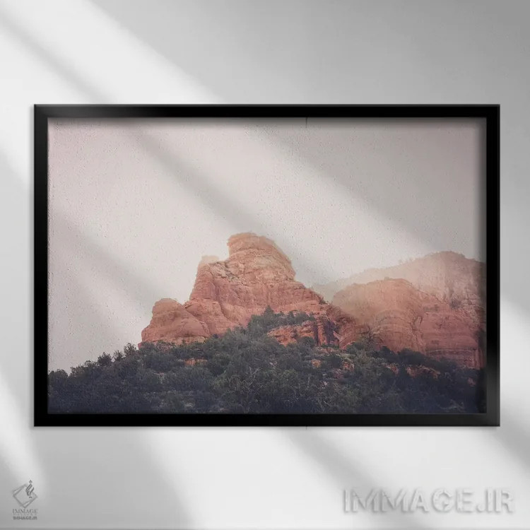 تابلو سدونا ۲ اثر آن هادک - نمای قابدار مشکی