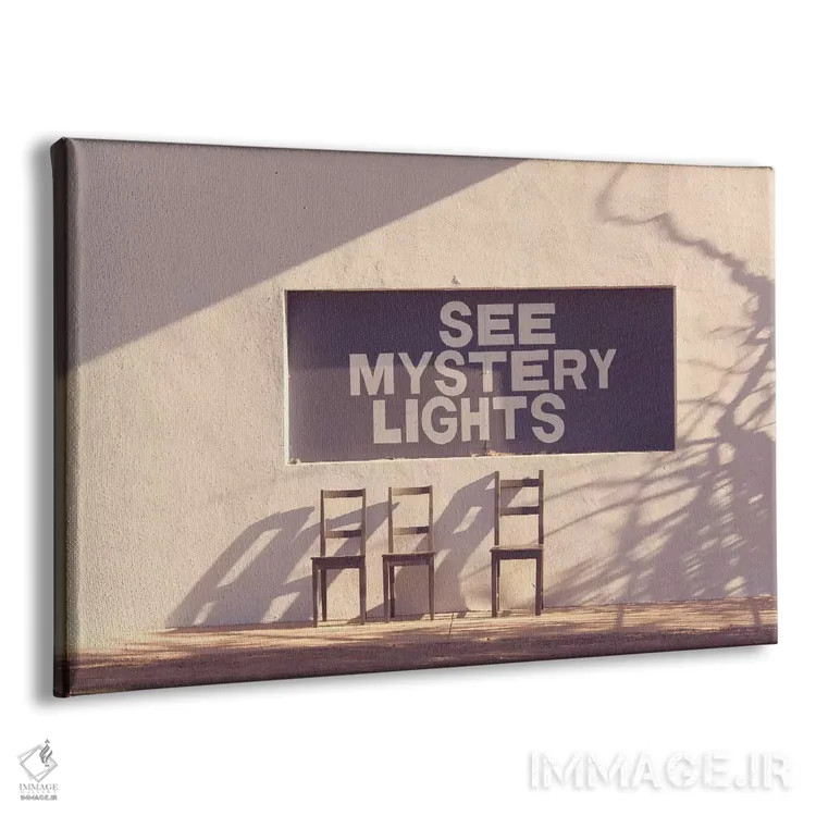 تابلو تماشای نورهای اسرارآمیز اثر آن هادک - نمای پرسپکتیو محصول