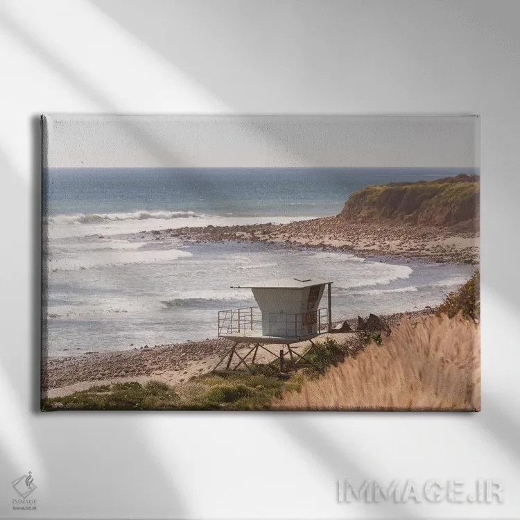 تابلو تابستان در مالیبو اثر آن هادک - نمای روبهرو روی دیوار