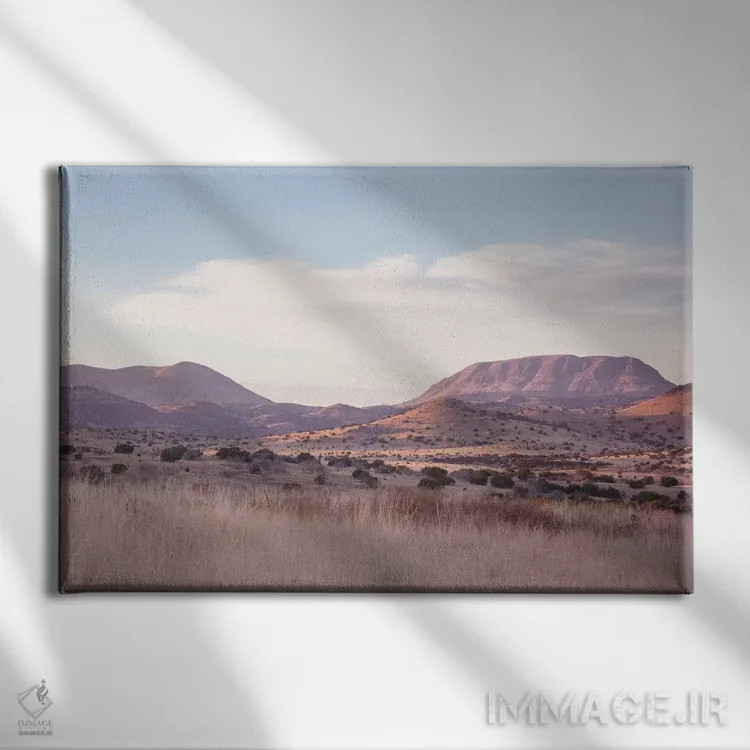 تابلو غروب بر فراز مارفا اثر آن هادک - نمای روبهرو روی دیوار