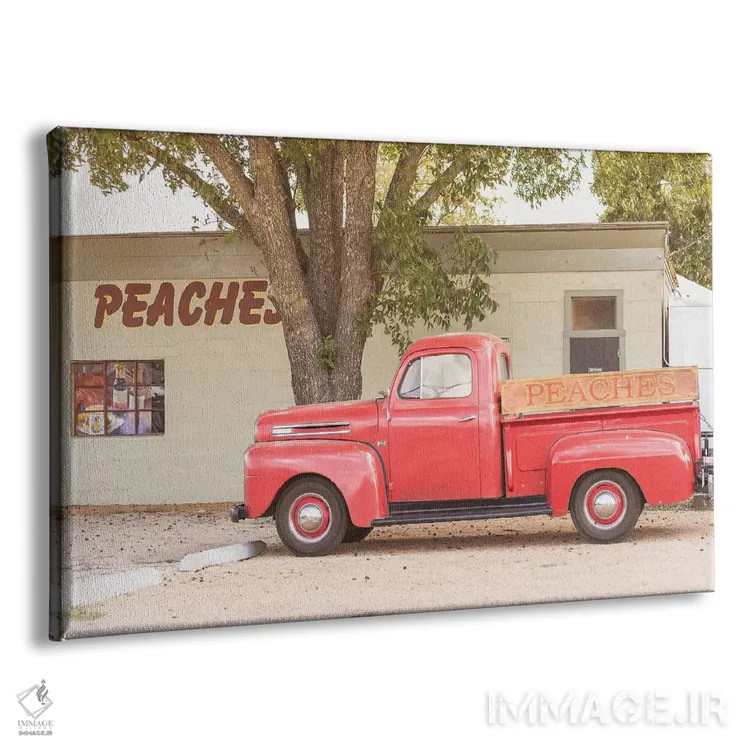 تابلو کامیون هلو اثر آن هادک - نمای پرسپکتیو محصول