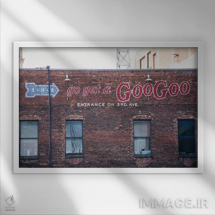 تابلو نشویل کلاسیک ۱ اثر آن هادک - نمای قابدار سفید