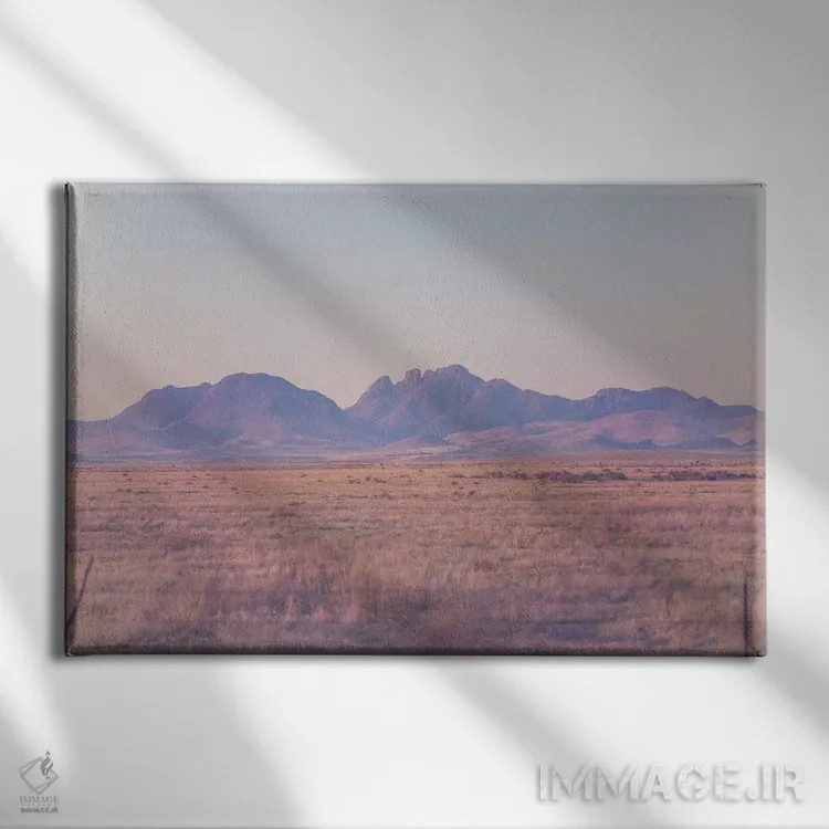 تابلو غروب آفتاب در غرب تگزاس اثر آن هادک - نمای روبهرو روی دیوار