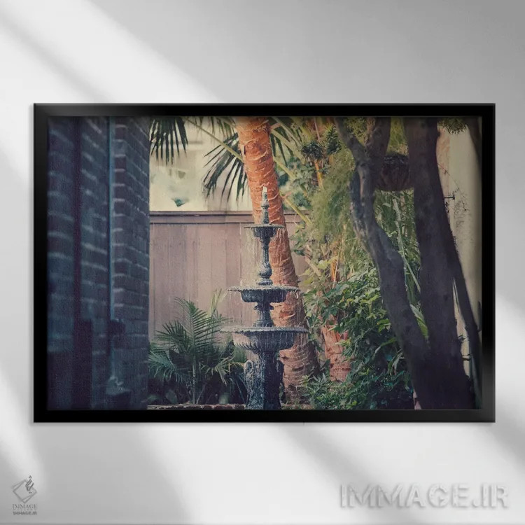 تابلو بعدازظهر در نیواورلئان اثر آن هادک - نمای قابدار مشکی