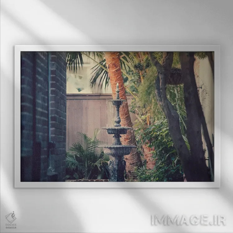 تابلو بعدازظهر در نیواورلئان اثر آن هادک - نمای قابدار سفید