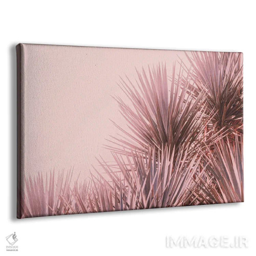 تابلو نخلهای صورتی بوهو (سبک هنری) اثر آن هادک - نمای پرسپکتیو محصول