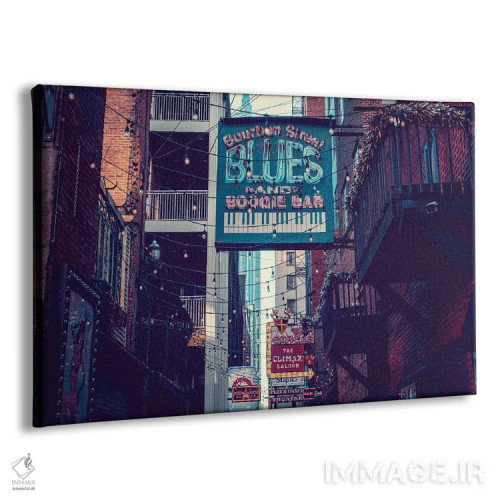 تابلو کوچه چاپچیها، نشویل، تنسی اثر آن هادک - نمای پرسپکتیو محصول