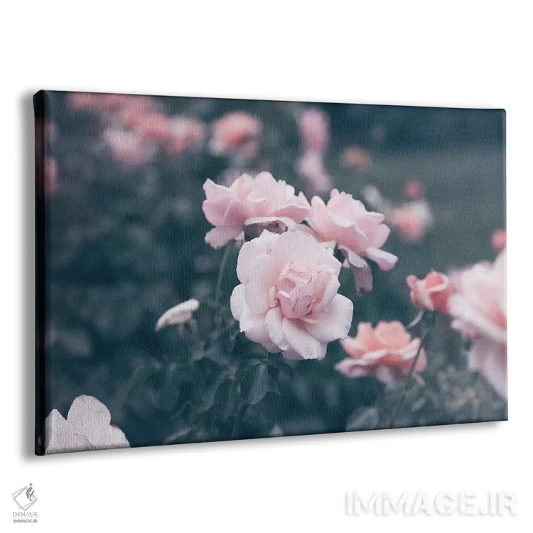 تابلو ژستهای عاشقانه صورتی اثر آن هادک - نمای پرسپکتیو محصول