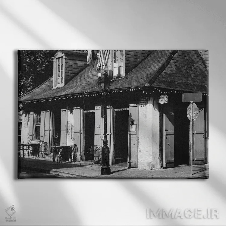 تابلو بار لافیت، نیواورلئان (بار معروف تاریخی) اثر آن هادک - نمای روبهرو روی دیوار