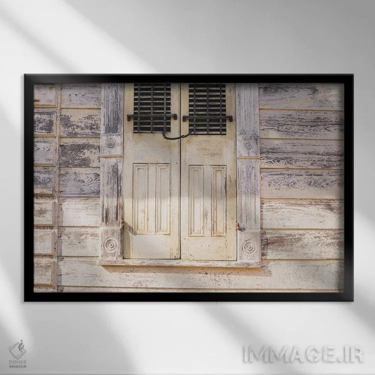 تابلو نیواورلئان قدیمی II اثر آن هادک - نمای قابدار مشکی