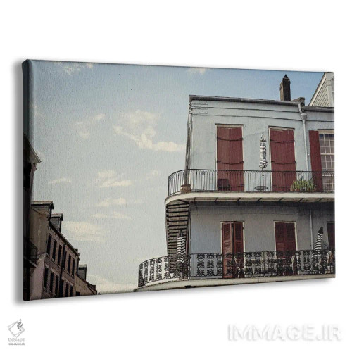 تابلو غمهای محله فرانسوی (یا سبک موسیقی بلوز فرانسه) اثر آن هادک - نمای پرسپکتیو محصول
