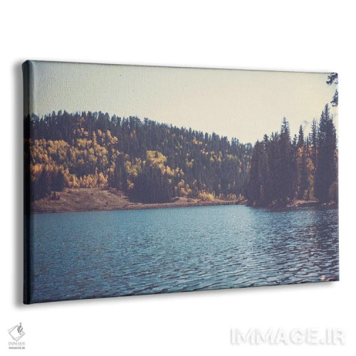 تابلو دریاچه کوهستانی کلرادو در پاییز اثر آن هادک - نمای پرسپکتیو محصول