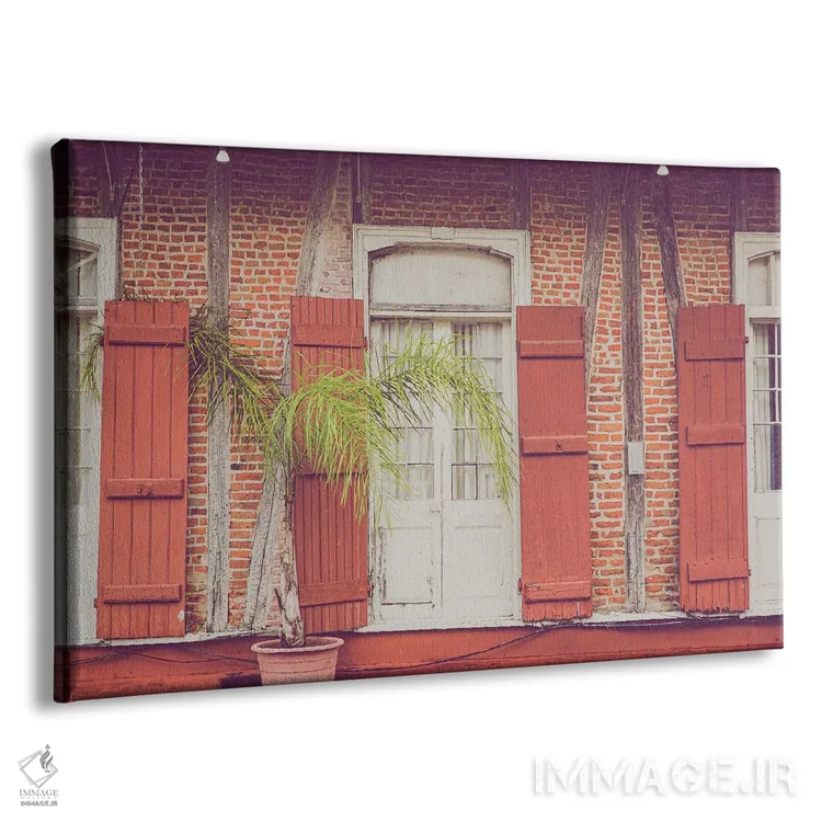 تابلو رنگهای استوایی محله فرانسوی نیواورلئان اثر آن هادک - نمای پرسپکتیو محصول