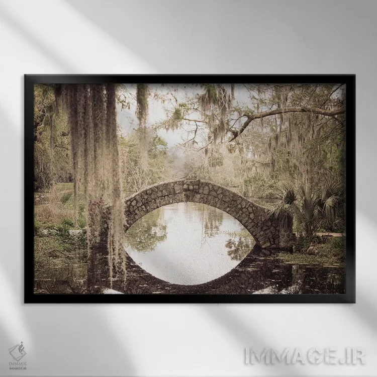 تابلو پارک شهری نیواورلئان III اثر آن هادک - نمای قابدار مشکی