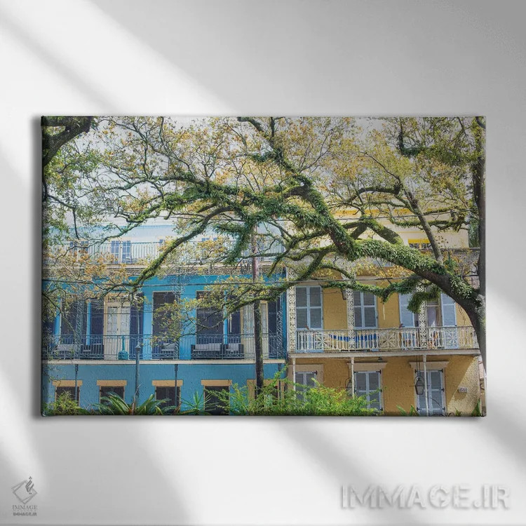 تابلو خیابان اسپلاناد نیواورلئان اثر آن هادک - نمای روبهرو روی دیوار
