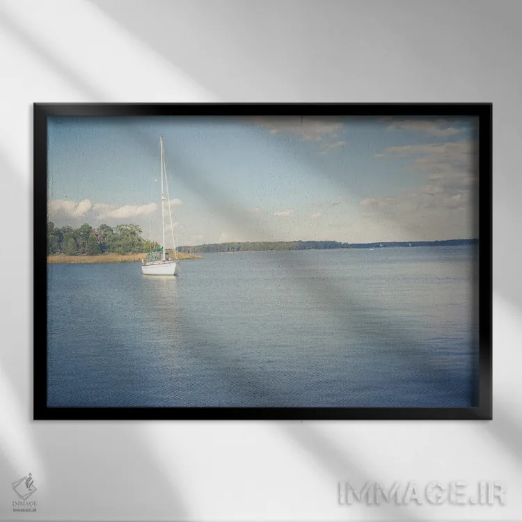 تابلو صبح در آناپولیس II اثر آن هادک - نمای قابدار مشکی