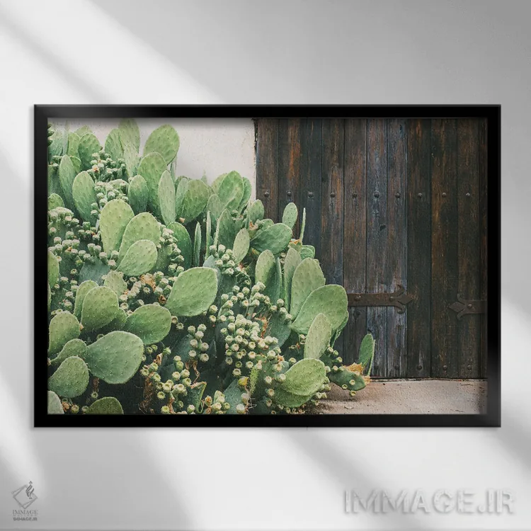 تابلو رنگهای غرب تگزاس اثر آن هادک - نمای قابدار مشکی