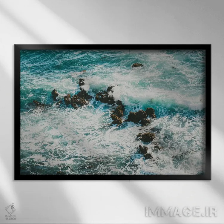 تابلو تصادف (یا، اگر منظره باشد: برخورد) اثر آن هادک - نمای قابدار مشکی