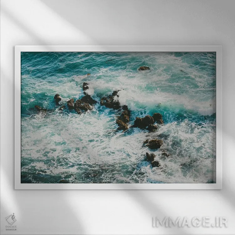 تابلو تصادف (یا، اگر منظره باشد: برخورد) اثر آن هادک - نمای قابدار سفید