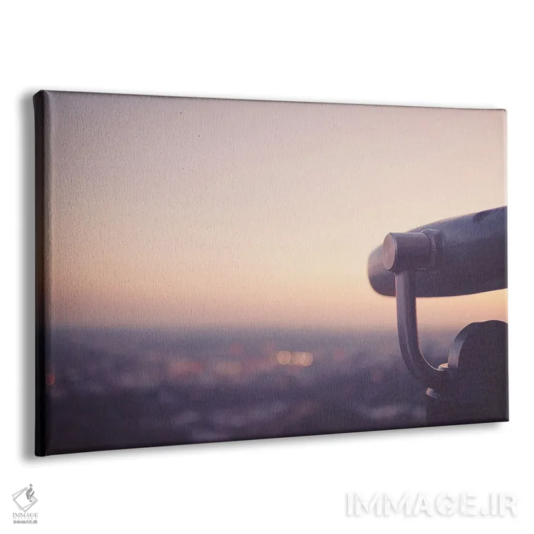 تابلو غروب آفتاب بر فراز لسآنجلس اثر آن هادک - نمای پرسپکتیو محصول
