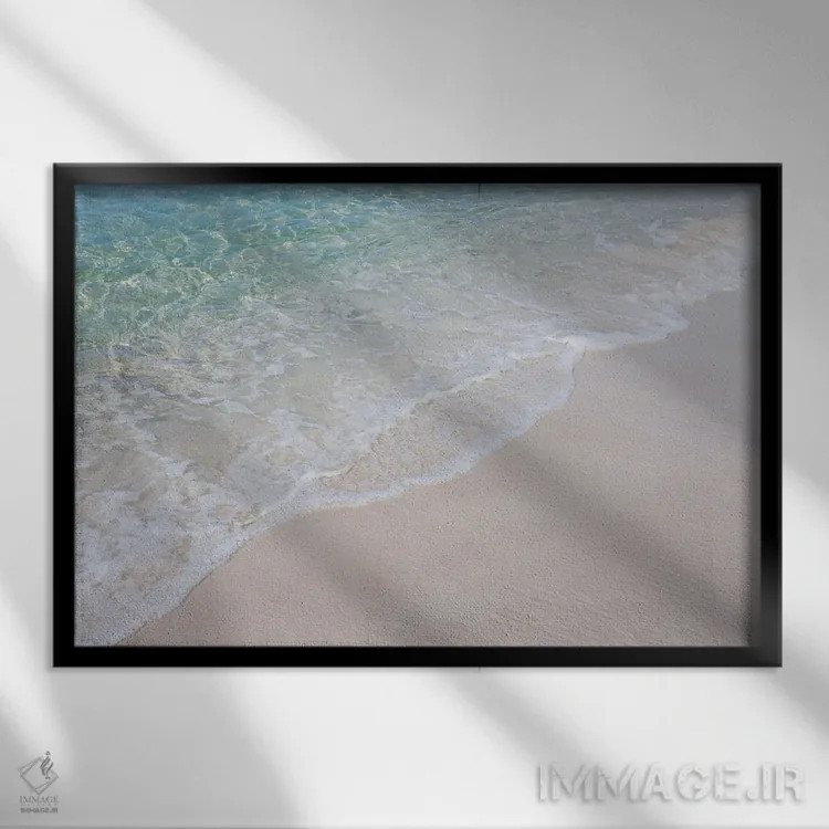 تابلو رانده از دریا ایکس ساحل فلوریدا اثر آن هادک - نمای قابدار مشکی
