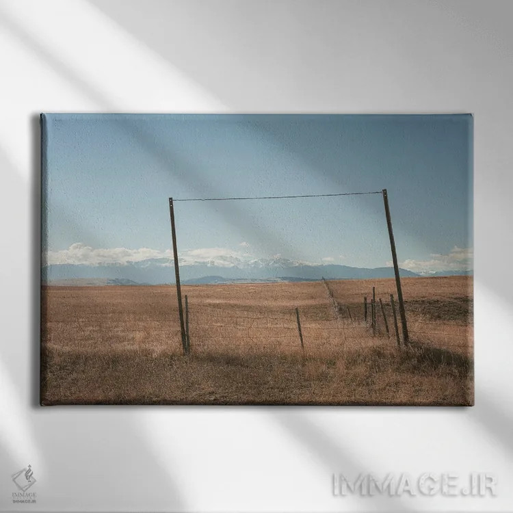 تابلو جادههای فرعی مونتانا ۲ اثر آن هادک - نمای روبهرو روی دیوار